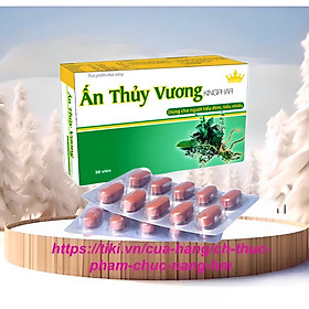 Viên uống Ấn Thuỷ vương Vinh Thịnh Vượng VV, hộp 30v, dùng cho người thận yếu, tiểu đêm