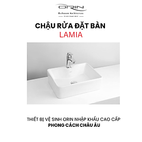 Chậu rửa đặt bàn nhập khẩu ORIN Lamia