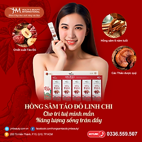 Hồng sâm táo đỏ linh chi Sangsang Jujube
