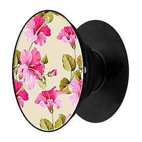 Popsocket in hình dành cho điện thoại mẫu Hoa Bụt Hồng