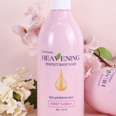 Sữa tắm dưỡng ẩm, làm trắng da HEAVENING 