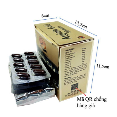 Arginin Gold Silymarin Đại Uy (Hộp 6 vỉ x 10 viên nang mềm)