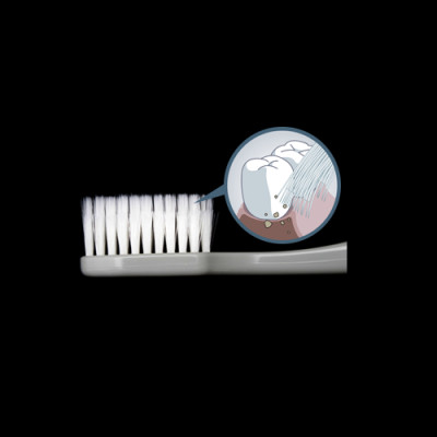 Bàn Chải Đánh Răng Độ Cứng Thông Thường Cán Nhựa Màu Xám Dentultima JR-TL-M (1 Cây)