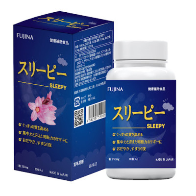 Viên Uống Hỗ Trợ Ngủ Ngon Sleepy Fujina Nhật Bản, Viên Uống Dành Cho Người Mất Ngủ