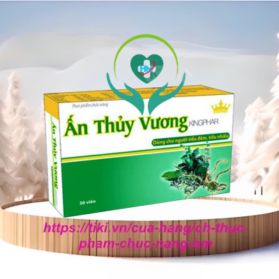 Viên uống Ấn Thuỷ vương Vinh Thịnh Vượng VV, hộp 30v, dùng cho người thận yếu, tiểu đêm