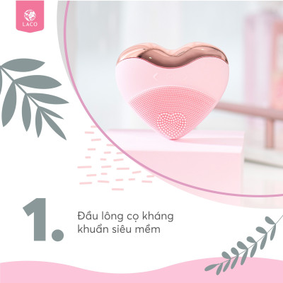 LACO CLEANING FACIAL LUXURY Máy Rửa Mặt LacoLuxury chính hãng 100% sạch sâu, tan nọng cầm