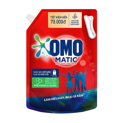 Túi Nước Giặt Omo Matic Cho Máy Giặt Cửa Trên Sạch Sâu Vượt Trội Khử Mùi Toàn Diện 3.7KG