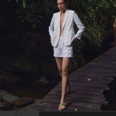 Áo Vest Blazer Linen An Nam TOP169 thời trang thiết kế Hity