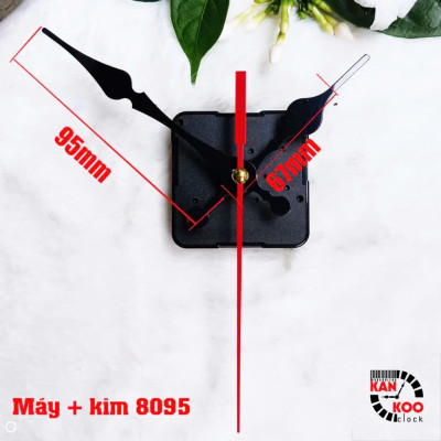 Máy Đồng Hồ Treo Tường Kim Trôi Nhật Bản Shinfuku – Siêu Tĩnh, Chạy Êm, Siêu Bền – BH 5 Năm
