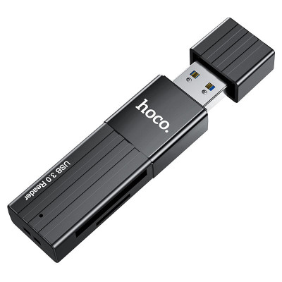 Đầu đọc thẻ nhớ SD / TF chuẩn 3.0 cho laptop hoco HB20 - Hàng chính hãng