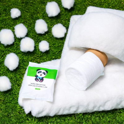 Viên Nén Khăn Tắm Cotton Beyaki 70x100 cm - Sạch Sẽ Tiện Dụng