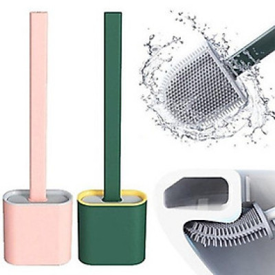 [ Xả Lỗ ] Chổi Cọ Toilet Silicon, Chổi Chà Rửa Nhà Vệ Sinh Bồn Cầu Thế Hệ Mới Siêu Sạch