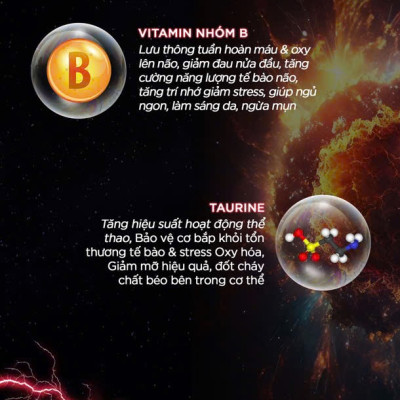 DMAXX thức uống bổ sung vitamin năng lượng không đường DAMODE 60 gói màu đỏ mỗi gói 2,2gr