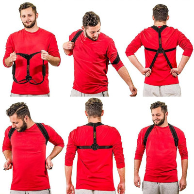 Đai Chống Gù Lưng Chính Hãng Amalife Tặng Kèm 2 Miếng Đệm Lót Điều Chỉnh Phần Lưng - Ama01