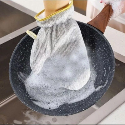 Găng Tay Rửa Chén Sợi Bạc Cách Nhiệt Đa Năng - Bảo Vệ Tay, Tiện Dụng Trong Nhà Bếp - HÀNG CHÍNH HÃNG MINIIN