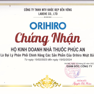 Viên uống tinh chất hàu tươi tăng cường sinh lý nam, bổ thận Orihiro 120 viên