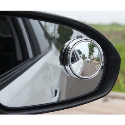Bộ 2 Gương Cầu Lồi Ô Tô Xoay 360 Độ Có Viền Xóa Điểm Mù Hiệu Quả – Loại Tốt