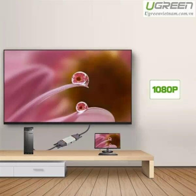 Ugreen UG4026640266TK Màu Xám Bộ khuếch đại tín hiệu DVI 24 + 5 cao cấ - HÀNG CHÍNH HÃNG