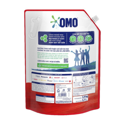 Túi Nước Giặt Omo Matic Cho Máy Giặt Cửa Trên Sạch Sâu Vượt Trội Khử Mùi Toàn Diện 3.7KG
