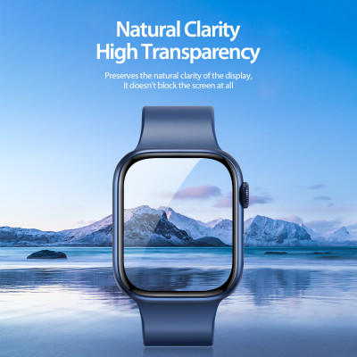 Miếng Dàn Màn Hình Dux Ducis Dành Cho Apple Watch 10/ 9 / 8 / 7 / 6 / 5 / 4 / SE / SE 2, Chất liệu PMMA, bộ 2 miếng_ Hàng chính hãng