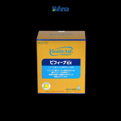 Men vi sinh Bifina Nhật Bản, Loại EX 60 gói - Dành cho người viêm đại tràng, rối loạn tiêu hoá, ruột kích thích