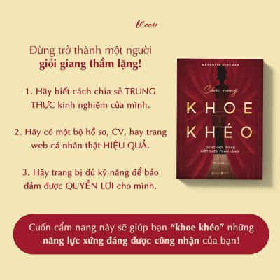 Sách - Cẩm Nang Khoe Khéo - Đừng Giỏi Giang Một Cách Thầm Lặng!