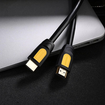 Ugreen UG10115HD101TK 1M màu Vàng Cáp tín hiệu HDMI chuẩn 1.4 hỗ trợ phân giải 4K * 2K - HÀNG CHÍNH HÃNG