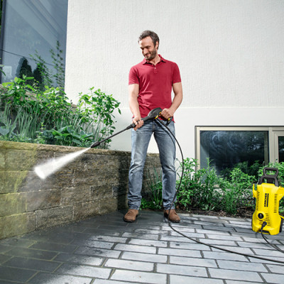 Combo Máy phun rửa áp lực cáo Karcher K 2 Full Control Car và Nước rửa 3 in 1