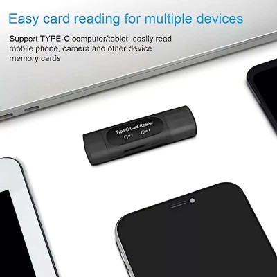 Đầu đọc thẻ nhớ SD, TF chân Type C, USB - Hàng Nhập Khẩu
