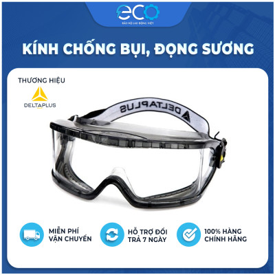 [COMBO] Mặt nạ Koken G7 Nhật Bản phòng khí độc, phun thuốc & Kính chống văng bắn, chống đọng hơi sương Delta Plus Pháp