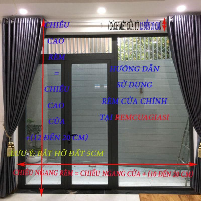 Rèm Cửa Sổ Cao Cấp,Chống Nắng Tốt,Nhiều Màu,Kích Thước