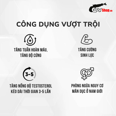 Bộ 2 vỉ 3 viên uống phục hồi và tăng cường sinh lý nam giới Powergra For Men (Super Gold Magic) tặng 1 viên dùng thử