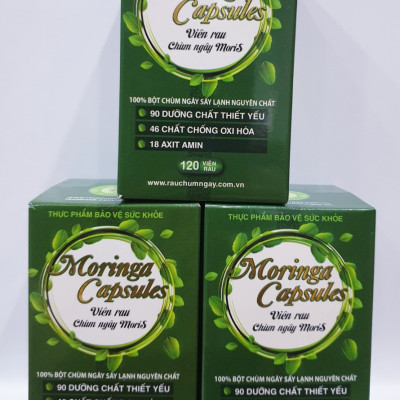 3 Lọ Thực phẩm bảo vệ sức khỏe Viên Nang Ngây Moris