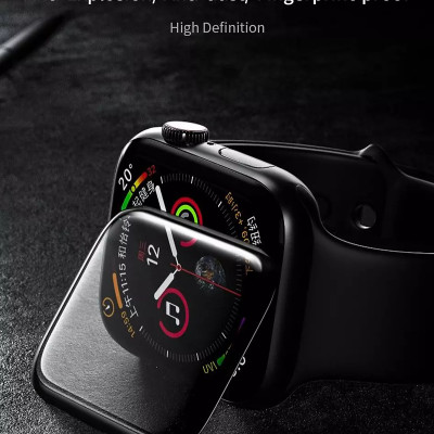 Bộ 2 miếng dán màn hình kính cường lực Full 3D cho iWatch 41mm hiệu WIWU iVista Chống va đập, vát cạnh 2.5D, hạn chế vân tay - hàng nhập khẩu