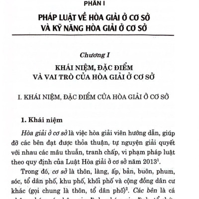 Cẩm Nang Công Tác Hòa Giải Ở Cơ Sở - ST
