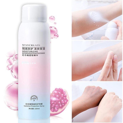 Dụng cụ  trang điểm làm đẹp sức khỏe _ Xịt chống nắng , chống tia UV chai 150ml , bảo vệ cho cả mặt và toàn thân , giữ ẩm da ,chống thấm nước ,không nhờn ,bết dính không tắc nghẽn lỗ chân lông ,phù hợp với mọi loại da 