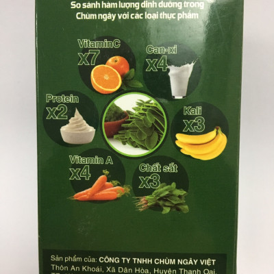 Thực phẩm chức năng Viên Rau Chùm Ngây Moris Hộp 120 Viên