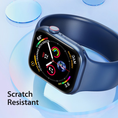 Miếng Dàn Màn Hình Dux Ducis Dành Cho Apple Watch 10/ 9 / 8 / 7 / 6 / 5 / 4 / SE / SE 2, Chất liệu PMMA, bộ 2 miếng_ Hàng chính hãng