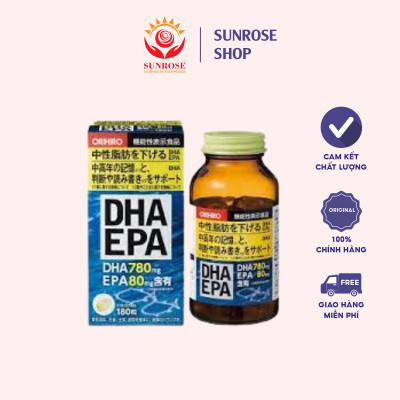 THỰC PHẨM BẢO VỆ SỨC KHỎE DHA , EPA ORIHIRO (ORIHIRO DHA EPA)