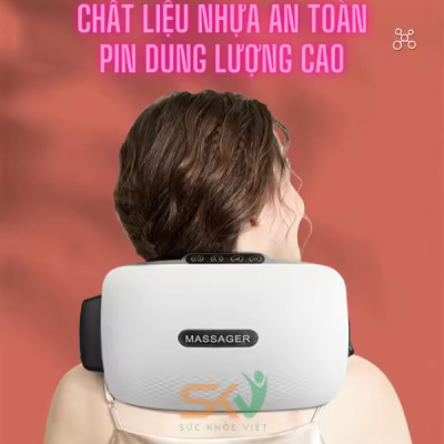 Máy Massage Bụng Lưng Đùi Pin Sạc Tích Hợp Đá Nóng Himalaya Hỗ Trợ Giảm Mỡ Bụng Đai Mát Xa Bụng Eo Lưng