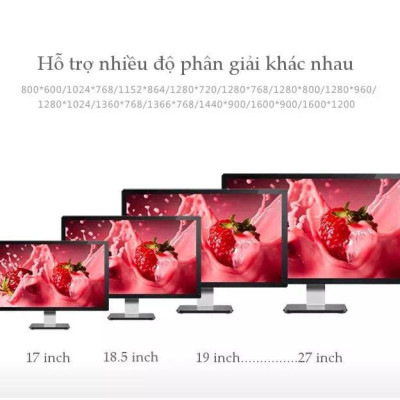 Ugreen UG11630VG101TK 1.5M màu Đen Cáp tín hiệu 2 đầu VGA - HÀNG CHÍNH HÃNG