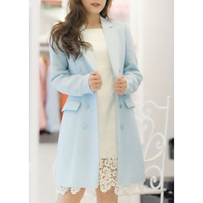 Áo Vest Nữ Dài F’Amor - Xanh Nhạt