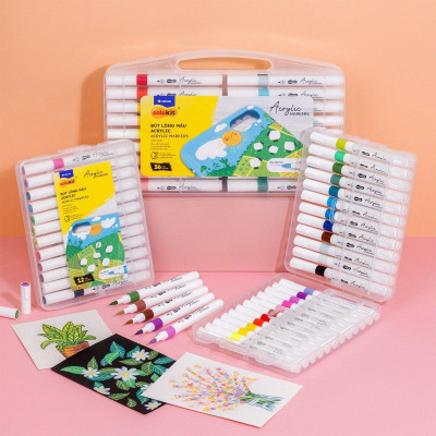 Hộp 36 Bút Lông Màu Acrylic Markers 1 Đầu - Colokit ACM-C005