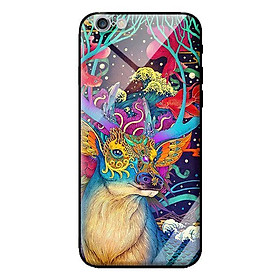 Ốp kính cường lực cho iPhone 6s Hươu Và Cá Rồng - Hàng chính hãng