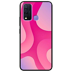 Ốp lưng dành cho Vivo Y30 - Y30i - Y50 mẫu Họa Tiết Đỏ Cam