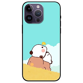Ốp lưng dành cho Iphone 14 - Iphone 14 Plus - Iphone 14 Pro - Iphone 14 Pro Max - Đôi Gấu Ngắm Mây