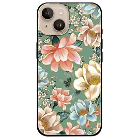 Ốp lưng dành cho Iphone 14 - Iphone 14 Plus - Iphone 14 Pro - Iphone 14 Pro Max - Hoa Xanh Hồng Vàng