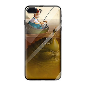 Ốp lưng kính cường lực cho iPhone 7 Plus CÁ SẤU - Hàng chính hãng