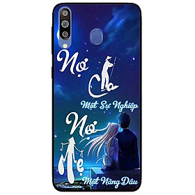 Ốp lưng dành cho Samsung M30 mẫu Nợ Cha Nợ Mẹ