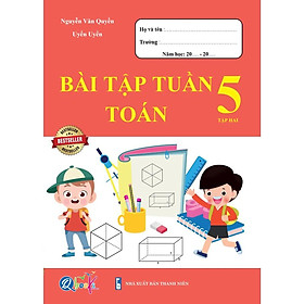 Sách - Bài Tập Tuần Toán 5 - Tập 2 (1 cuốn)